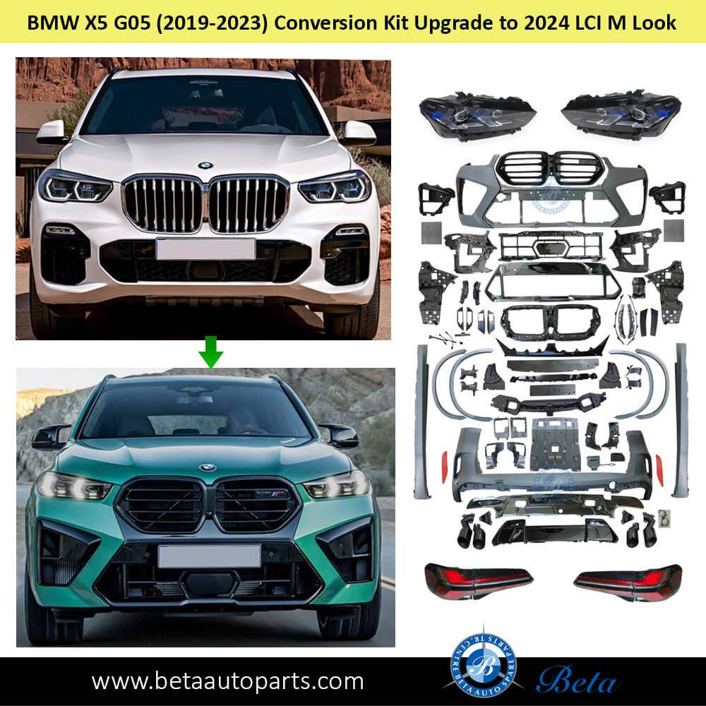 BMW X5 G05 (2019-2023), Body Kit Conversion Upgrade to G05 LCI M Look, China BMW X5 G05 (2019-2023), Body Kit Conversion Upgrade to G05 LCI M Look, China